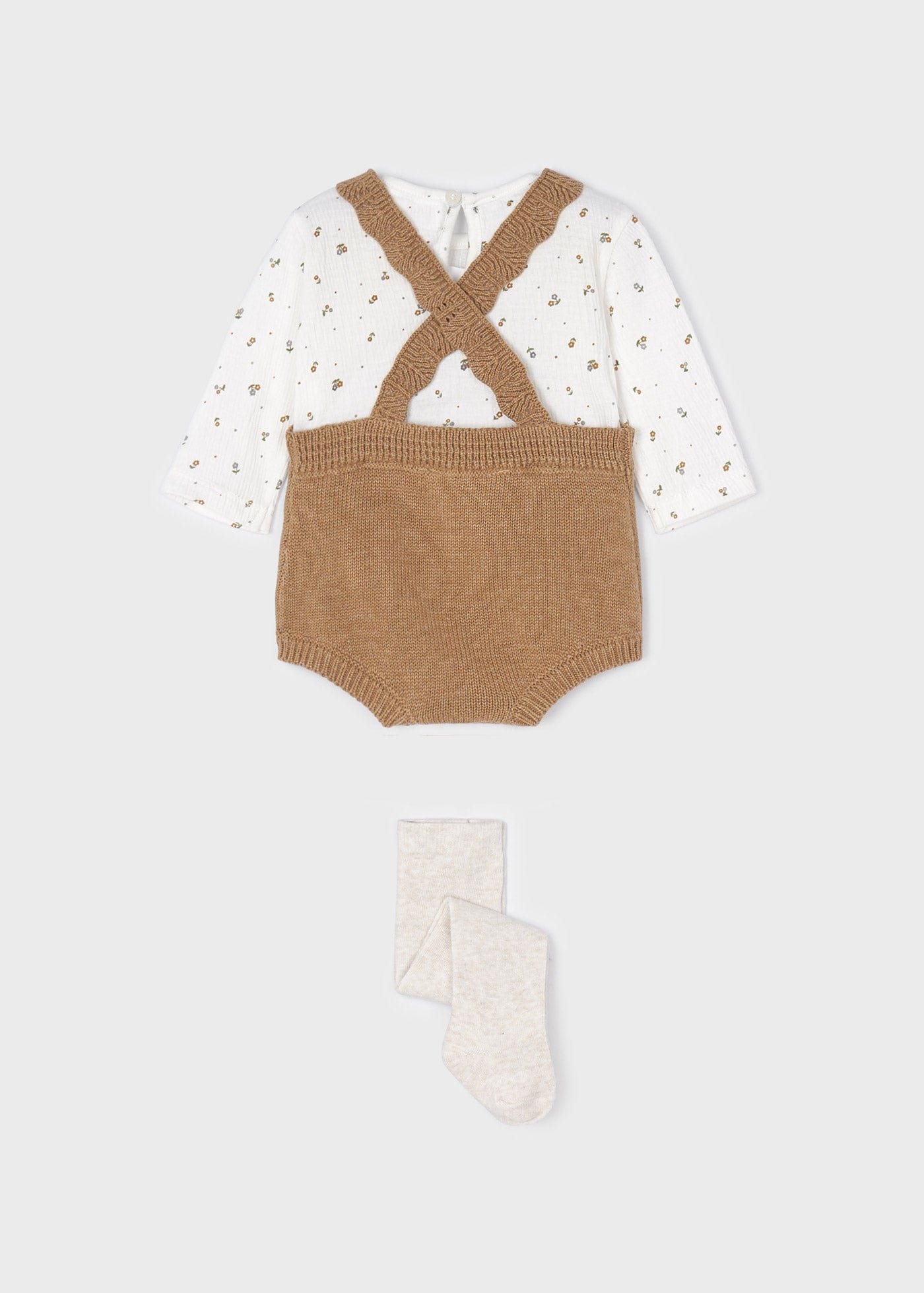 MAY - Mayoral Usa Inc Mayoral Knit Overalls & Tight Set - Little Miss Muffin Children & Home