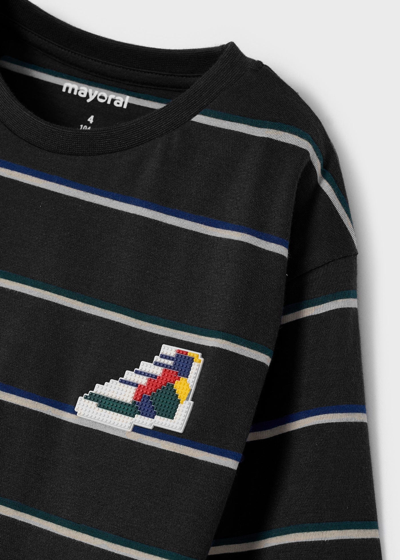 MAY - Mayoral Usa Inc Mayoral Usa Inc Striped Long Sleeve T-shirt - Little Miss Muffin Children & Home