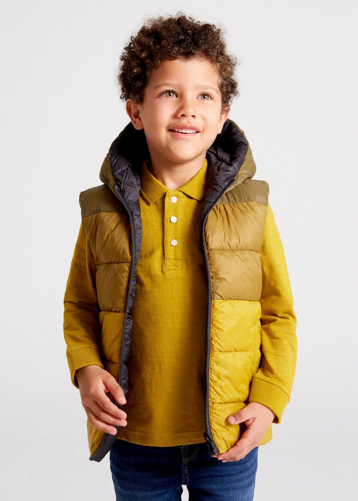 MAY - Mayoral Usa Inc Mayoral Boy's Reversible Puffer Vest - Little Miss Muffin Children & Home