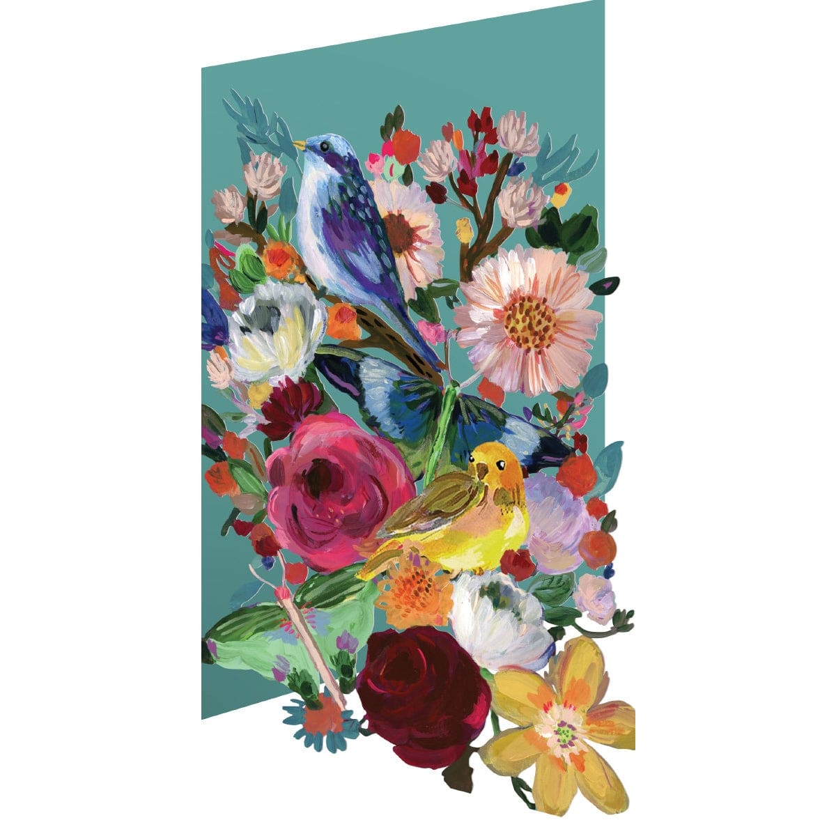 RLB - Roger La Borde Roger La Borde Wild Batik Lasercut Card - Little Miss Muffin Children & Home