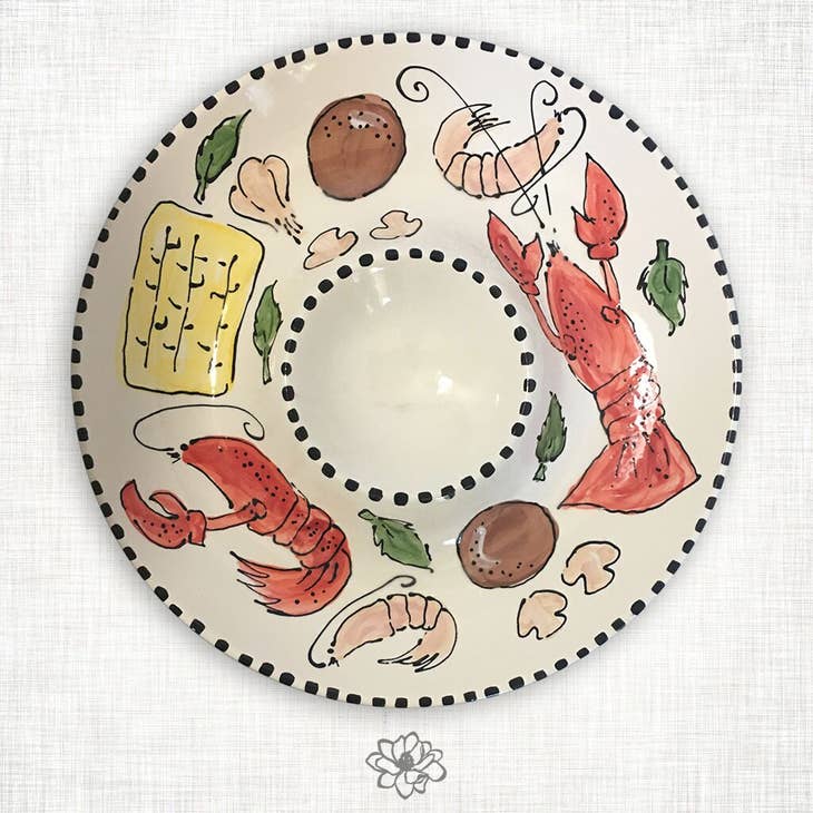 Magnolia Creative Co Magnolia Creative Co Crawfish Chip and Dip - Little Miss Muffin Children & Home