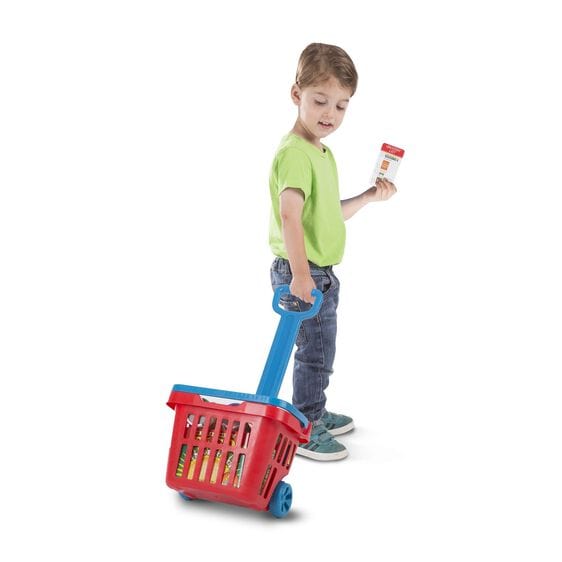 Melissa & Doug - Melissa & Doug Fill & Roll Grocery Basket Play Set - Little Miss Muffin Children & Home