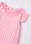 Mayoral Mayoral Pleated Flowers Dress - Little Miss Muffin Children & Home