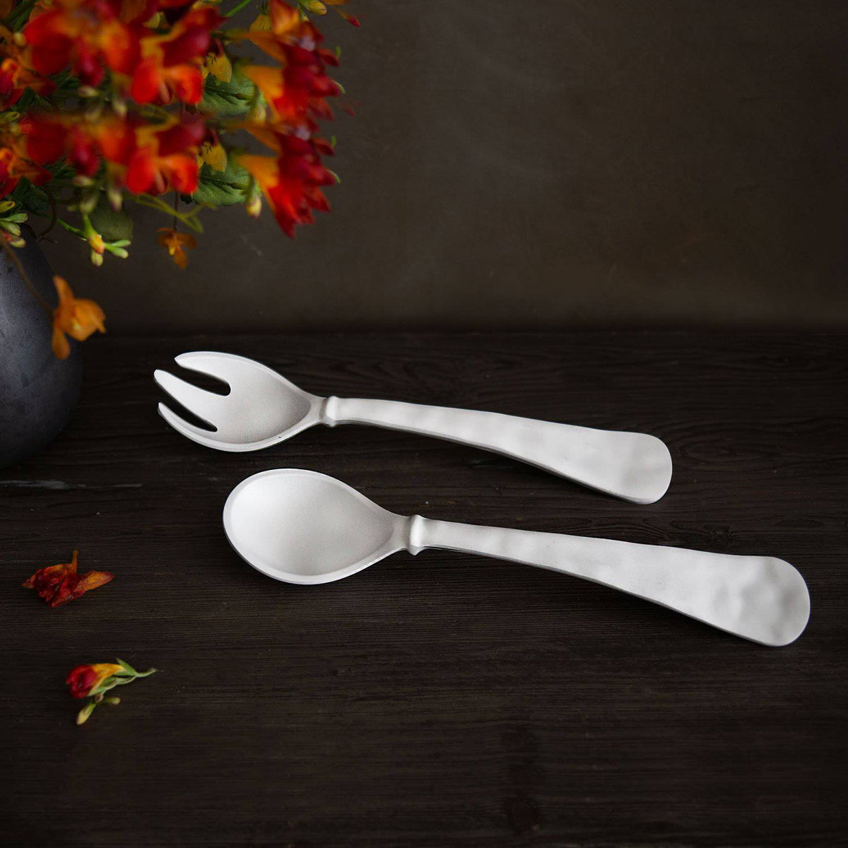 Beatriz Ball - Beatriz Ball VIDA Nube White Salad Servers 2484 - Little Miss Muffin Children & Home
