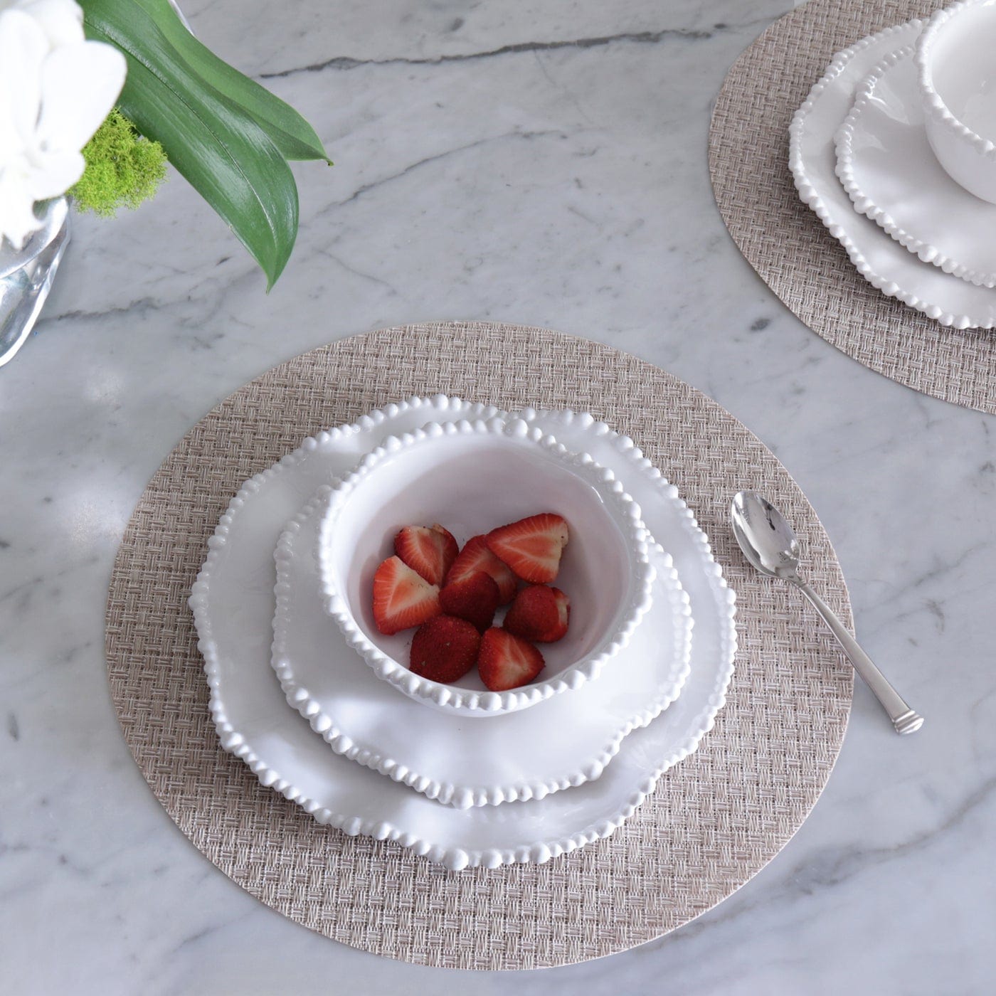 Beatriz Ball Beatriz Ball 2525 VIDA Round Woven Placemats Set of 4 Rattan - Little Miss Muffin Children & Home