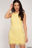 She & Sky She & Sky Lace Bodycon Dress - Little Miss Muffin Children & Home