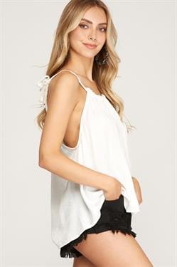 She & Sky She & Sky Cami Tie Top - Little Miss Muffin Children & Home
