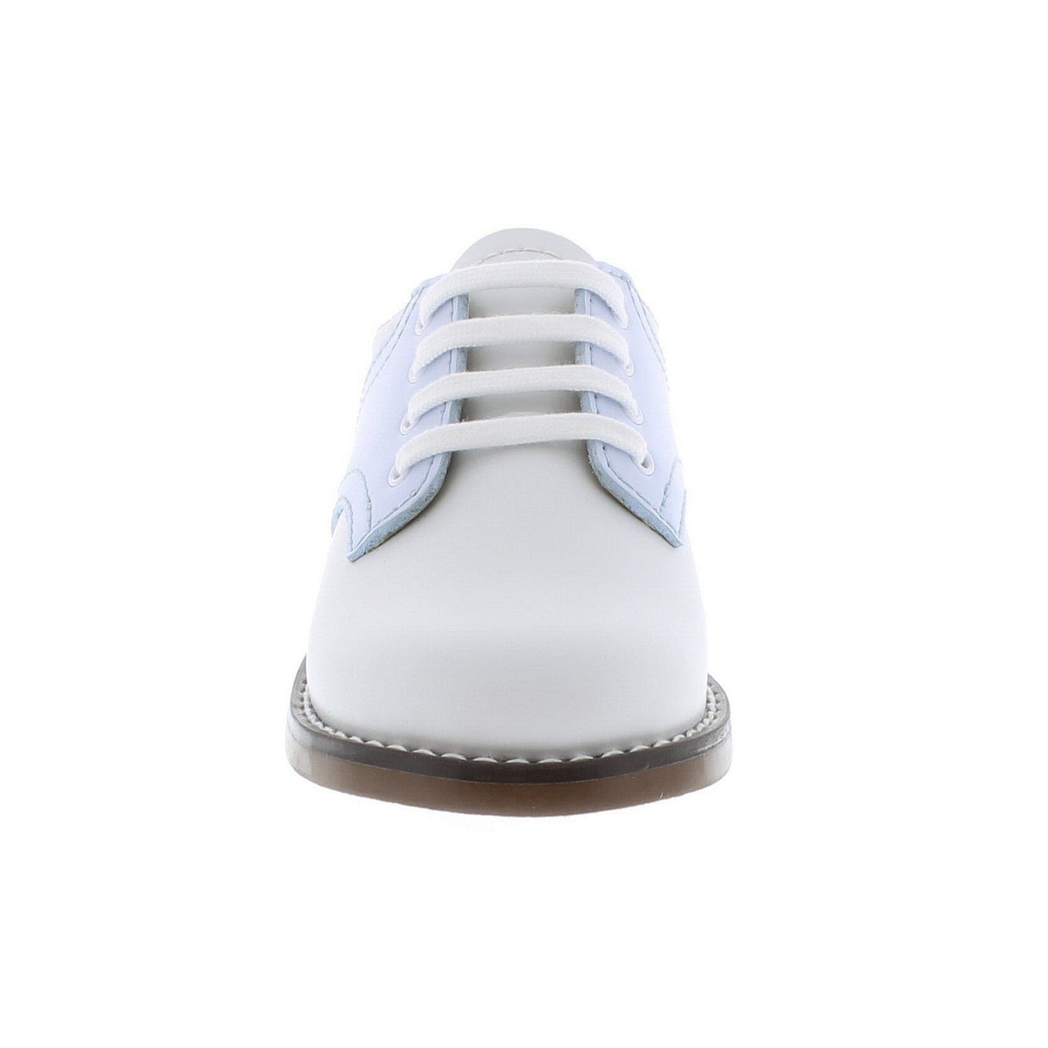 Badorf Shoe Footmates White and Light Blue Cheer Oxford - Little Miss Muffin Children & Home