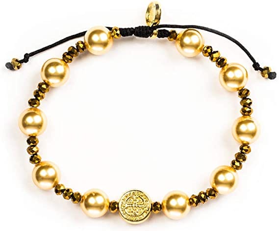 My Saint My Hero My Saint My Hero Divine Beauty Blessing Bracelet Gold - Little Miss Muffin Children & Home