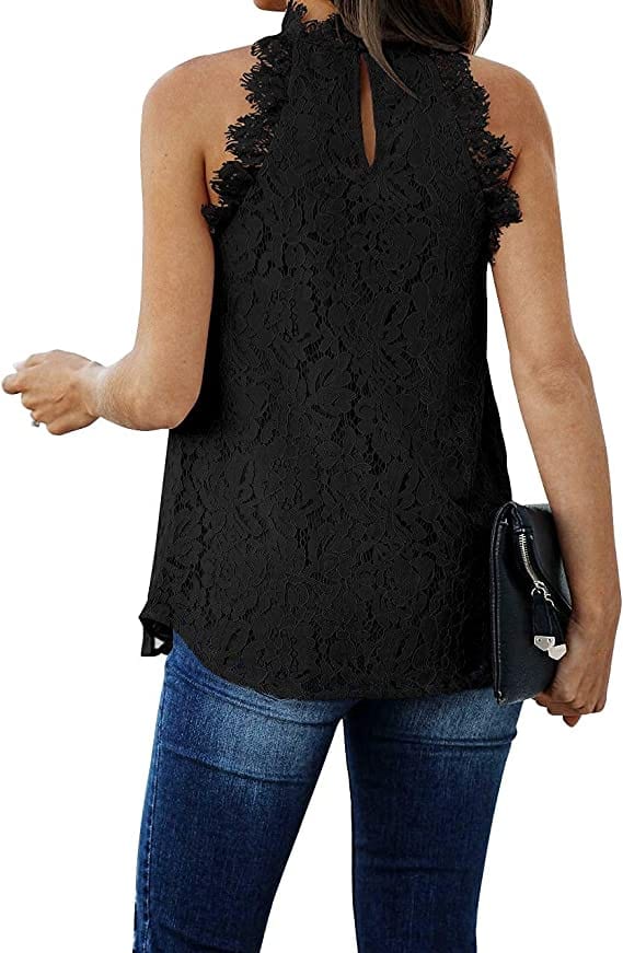 Sunshine Sunshine Halter Lace Tanks - Little Miss Muffin Children & Home