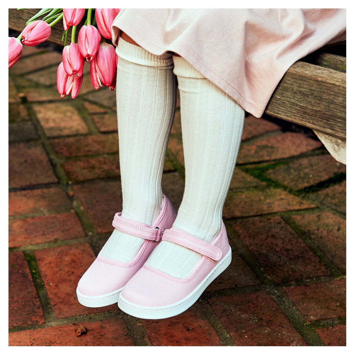 L'amour - L'Amour Jenna Canvas Mary Jane - Little Miss Muffin Children & Home