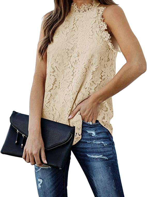 Sunshine Sunshine Halter Lace Tanks - Little Miss Muffin Children & Home