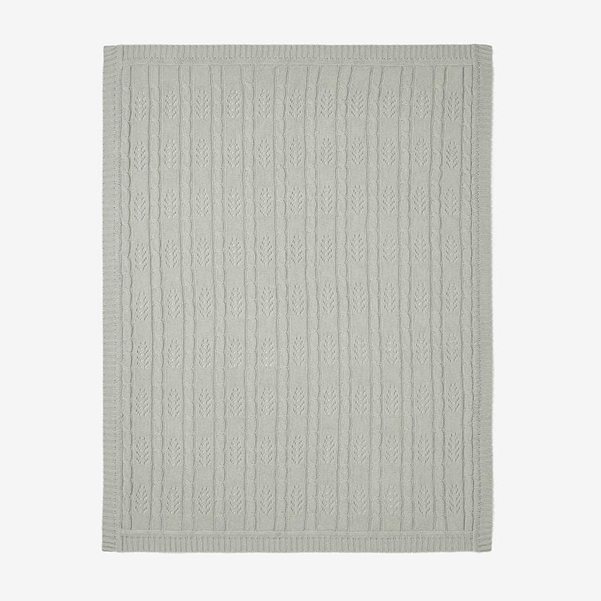 Elegant Baby Elegant Baby Cable Knit Leaf Baby Blankets - Little Miss Muffin Children & Home