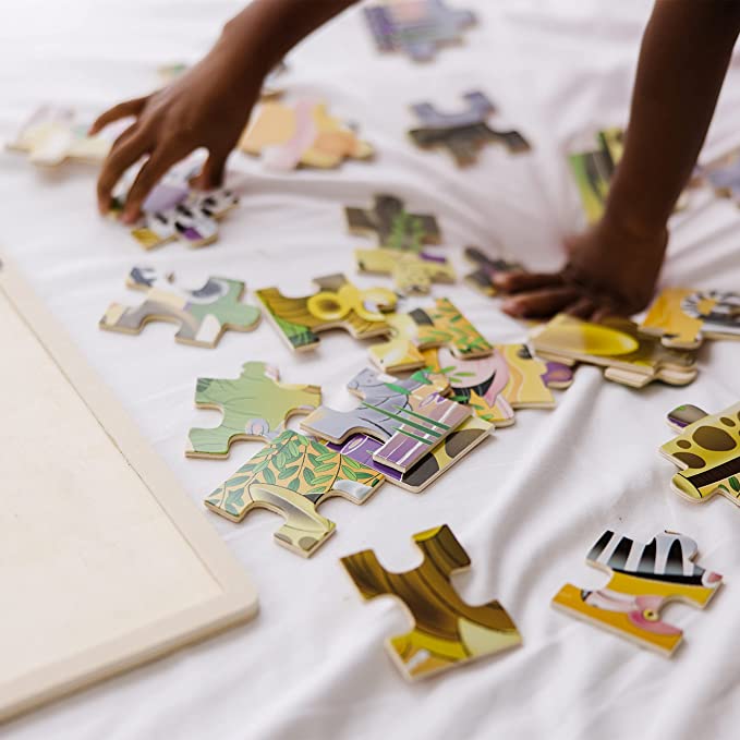 Melissa & Doug Melissa & Doug African Plains Safari Jigsaw Puzzle - Little Miss Muffin Children & Home