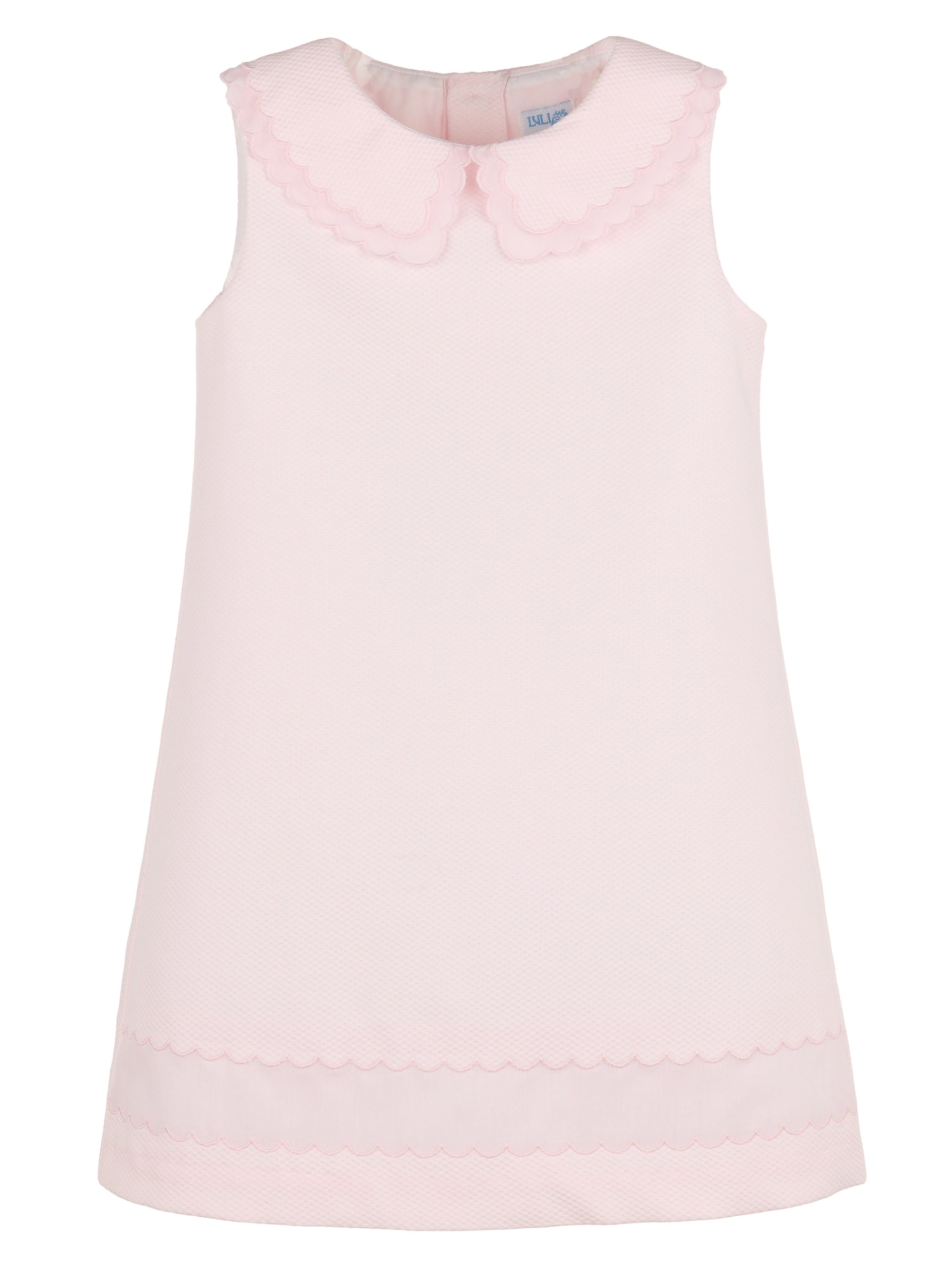 Casero & Associates Casero & Associates Insert Scallops Dress - Little Miss Muffin Children & Home