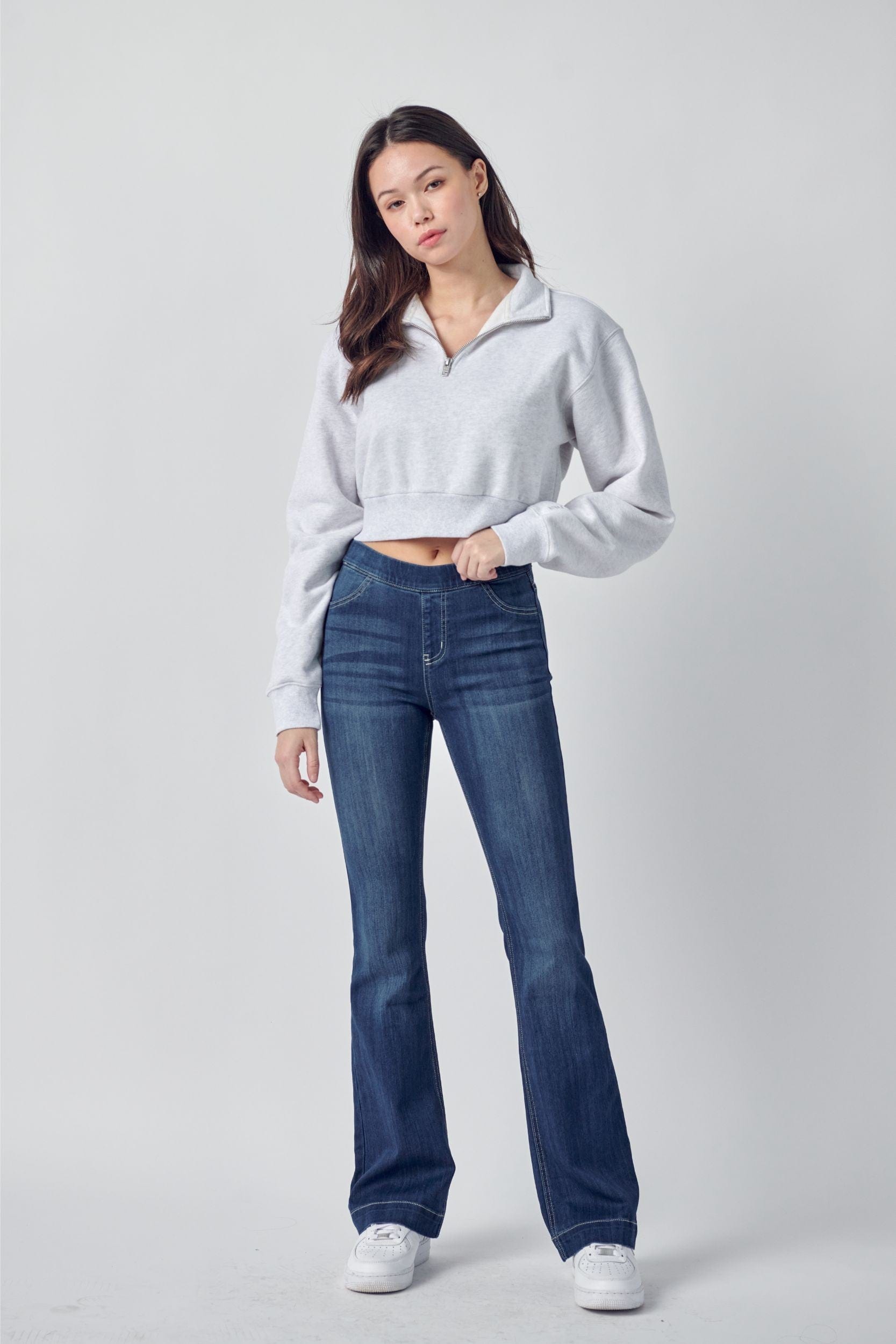 Cello Jeans Cello Mid Rise Flare Jeggings - Little Miss Muffin Children & Home