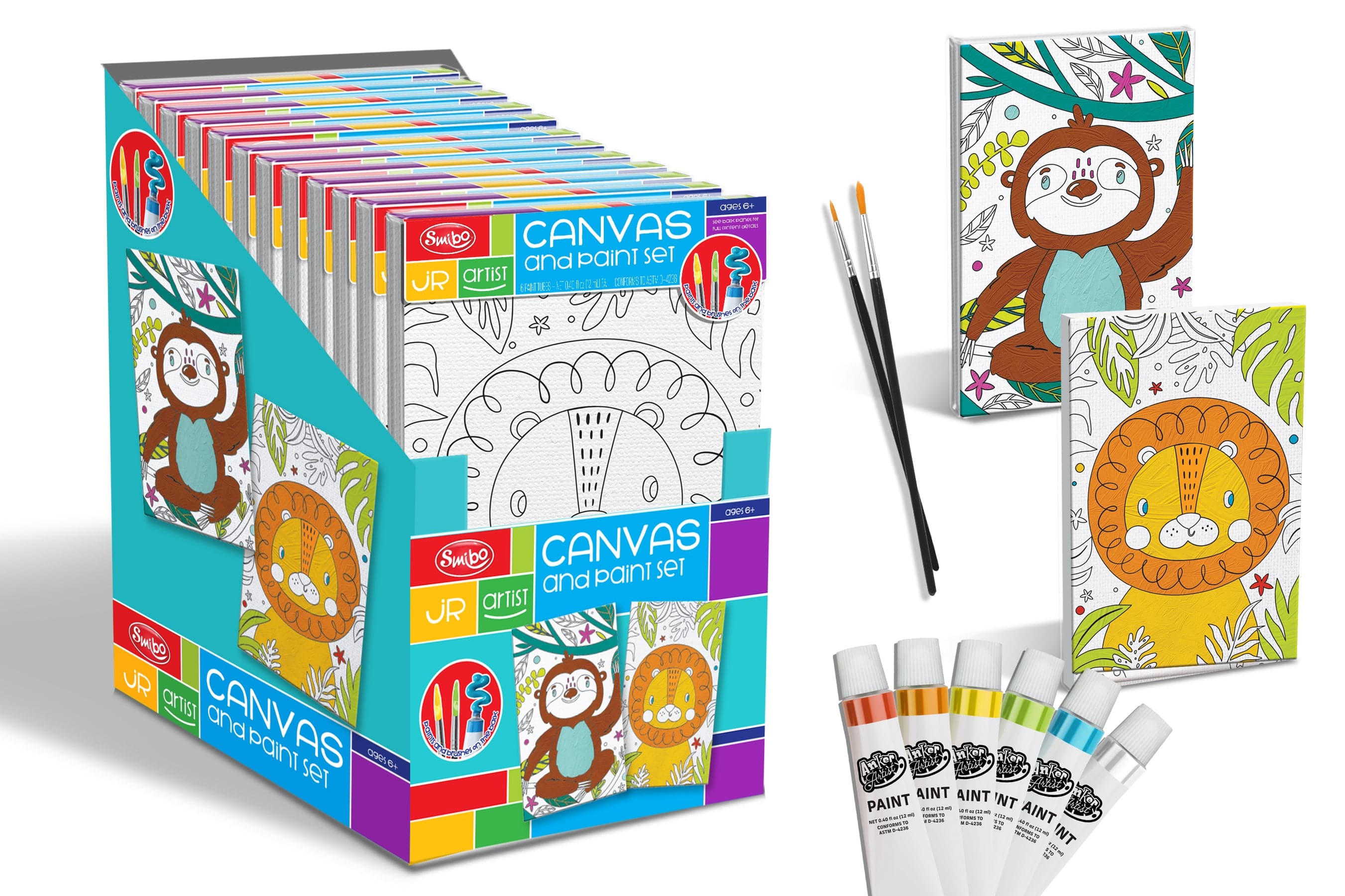 Anker Play Products Anker Play Products Junior Artist Canvas and Paint Set - Little Miss Muffin Children & Home