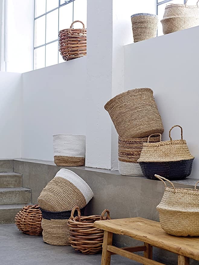Bloomingville Bloomingville Wicker Basket - Little Miss Muffin Children & Home