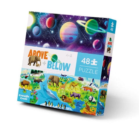 Crocodile Creek Crocodile Creek 48 Pc Earth & Space Above & Below Puzzle - Little Miss Muffin Children & Home