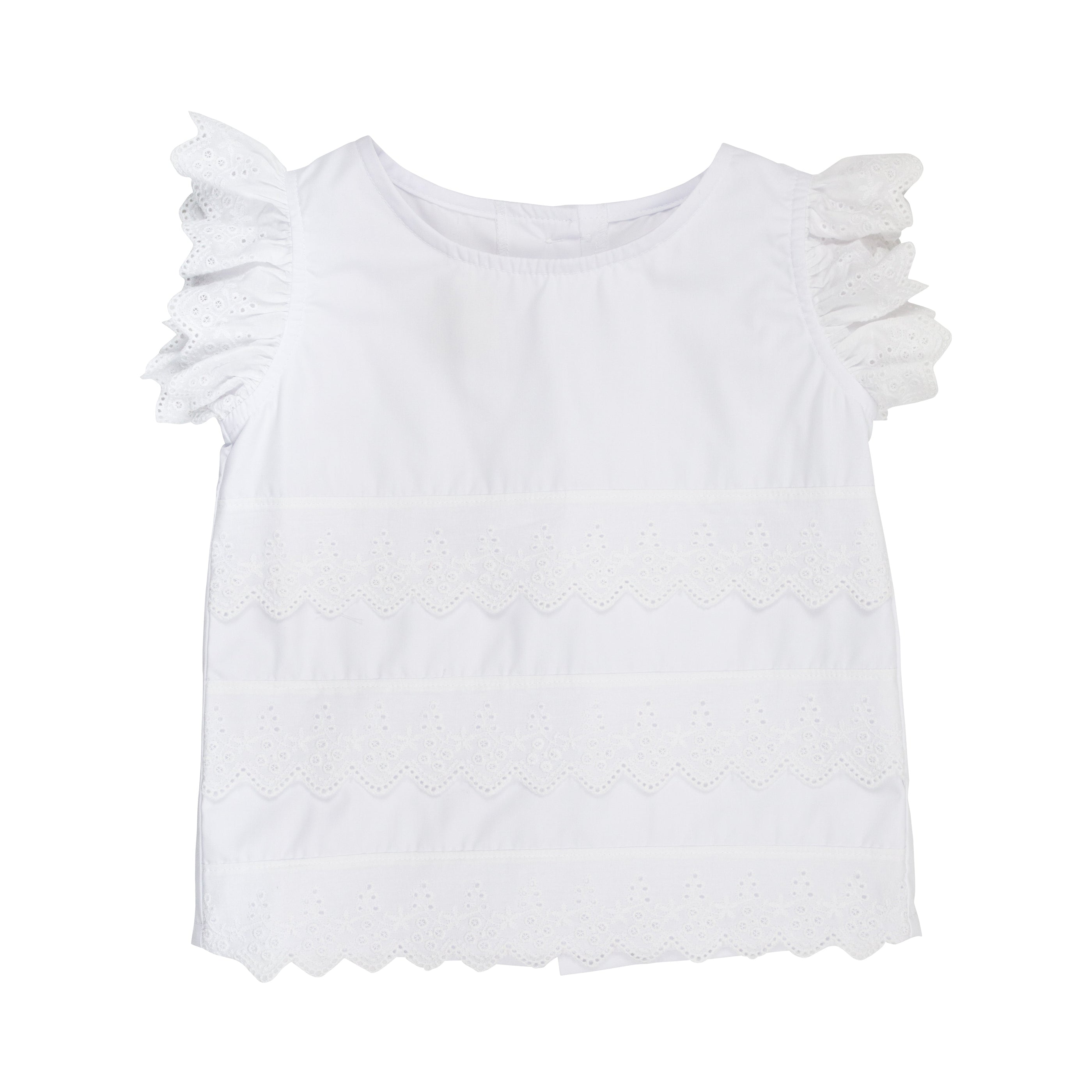 Beaufort Bonnet Company Beaufort Bonnet Company Ellie's Eyelet Top - Little Miss Muffin Children & Home