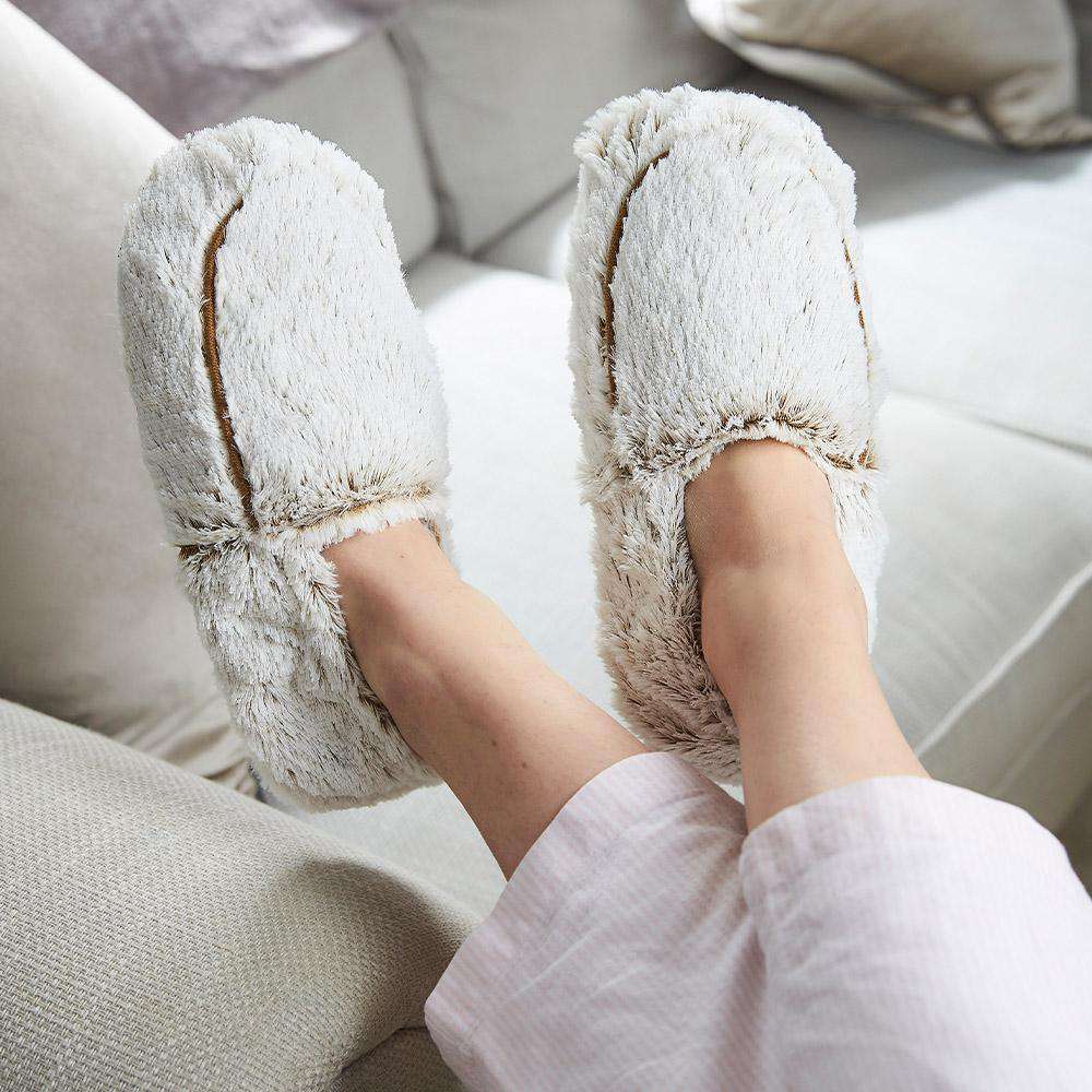 ITX - Intelex Usa / Warmies Warmies Marshmallow Brown Slippers - Little Miss Muffin Children & Home