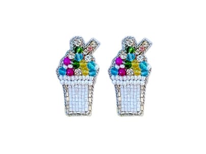 Golden Lily Golden Lily Snowball Stud Earring - Little Miss Muffin Children & Home