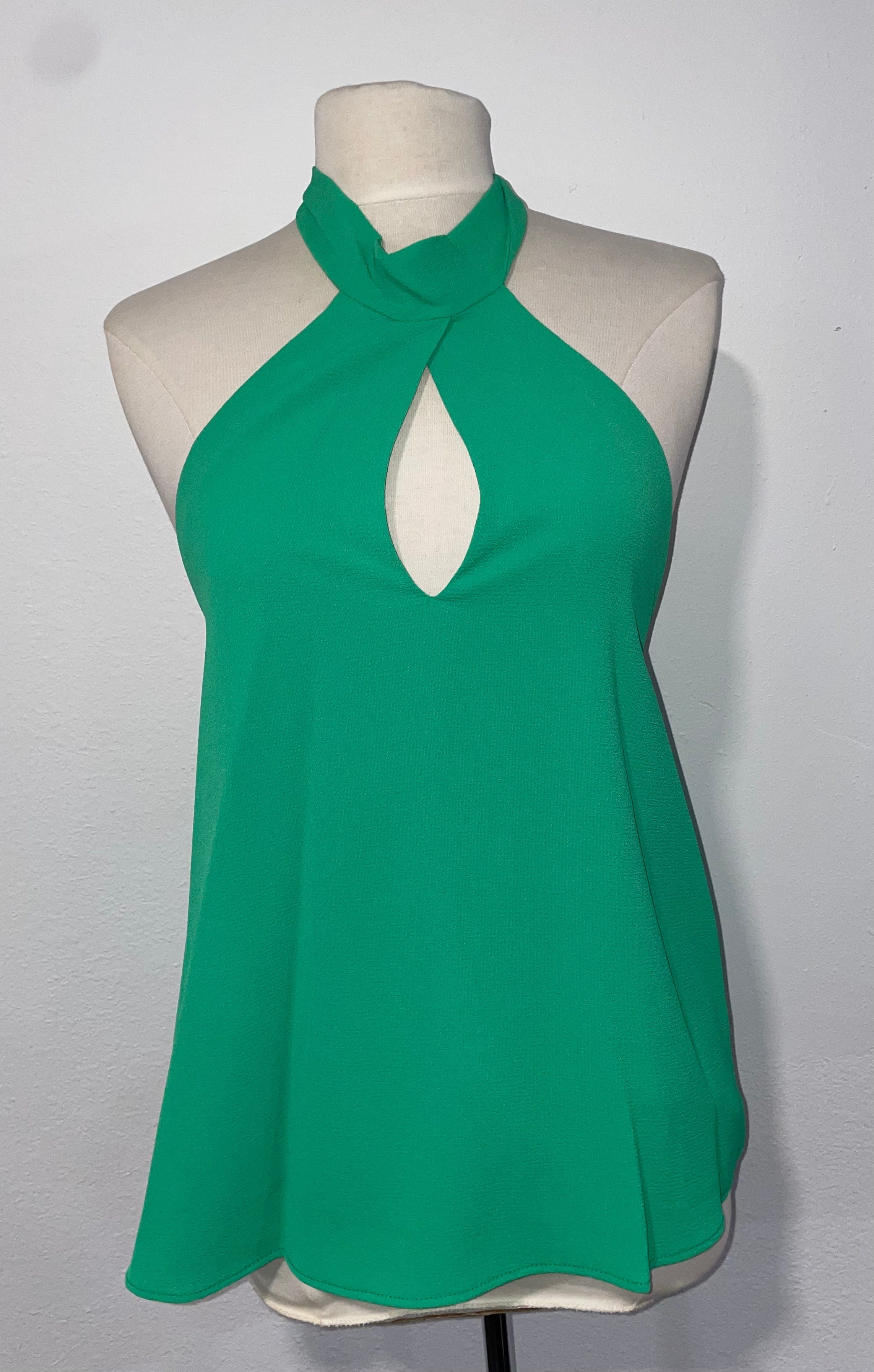 Tyche Tyche Textured Solid Teardrop Keyhole Halter Top - Little Miss Muffin Children & Home