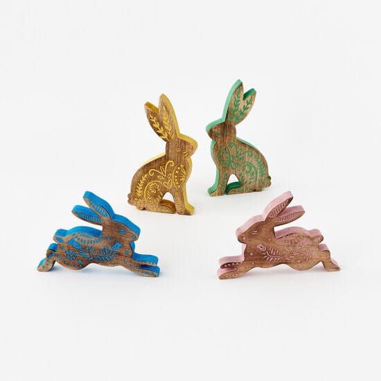 180 Degrees 180 Degrees Wood Carved Silhouette Bunny - Little Miss Muffin Children & Home