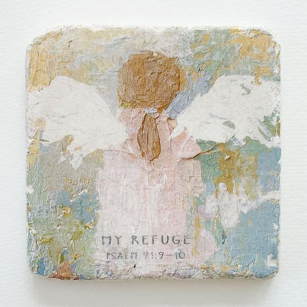 Twelve Stone Art Twelve Stone Art My Refuge Small Stone Block - Little Miss Muffin Children & Home