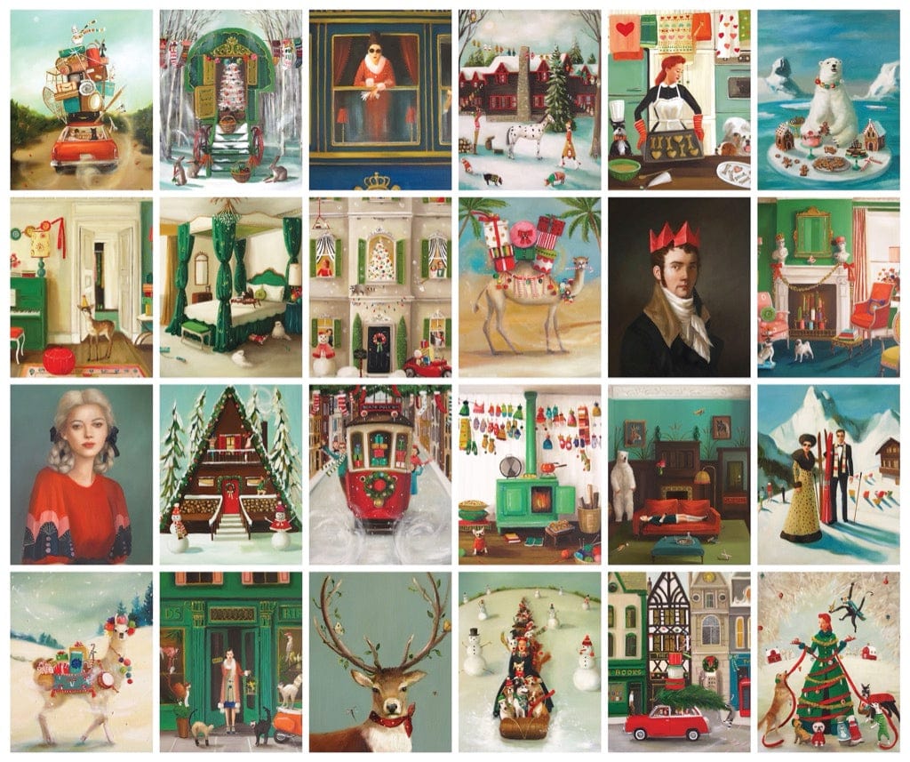 New York Puzzle Company New York Puzzle Company Janet Hill Advent Calendar - Little Miss Muffin Children & Home