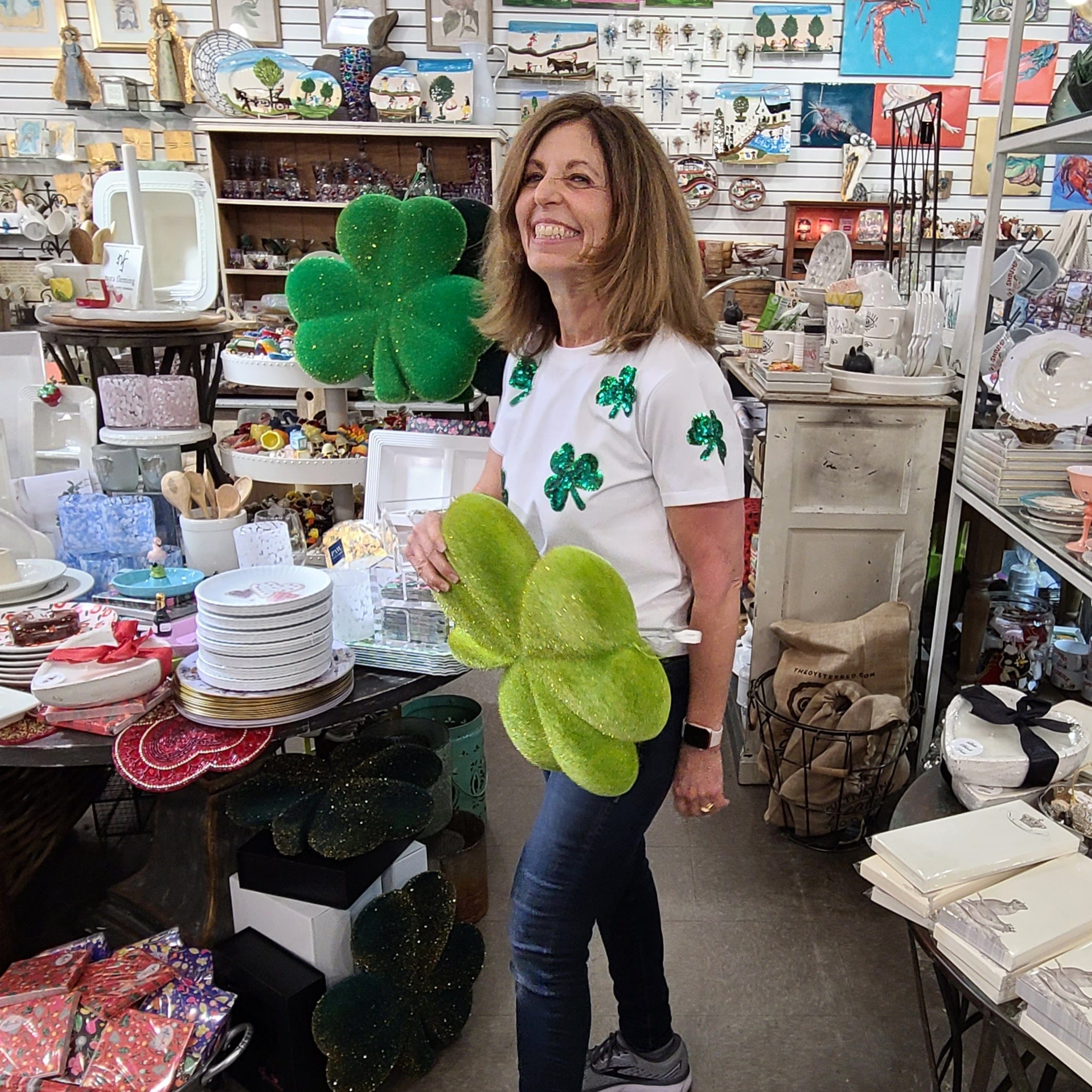 Sparkle City Sparkle City Shamrock Takeover Tee - Little Miss Muffin Children & Home