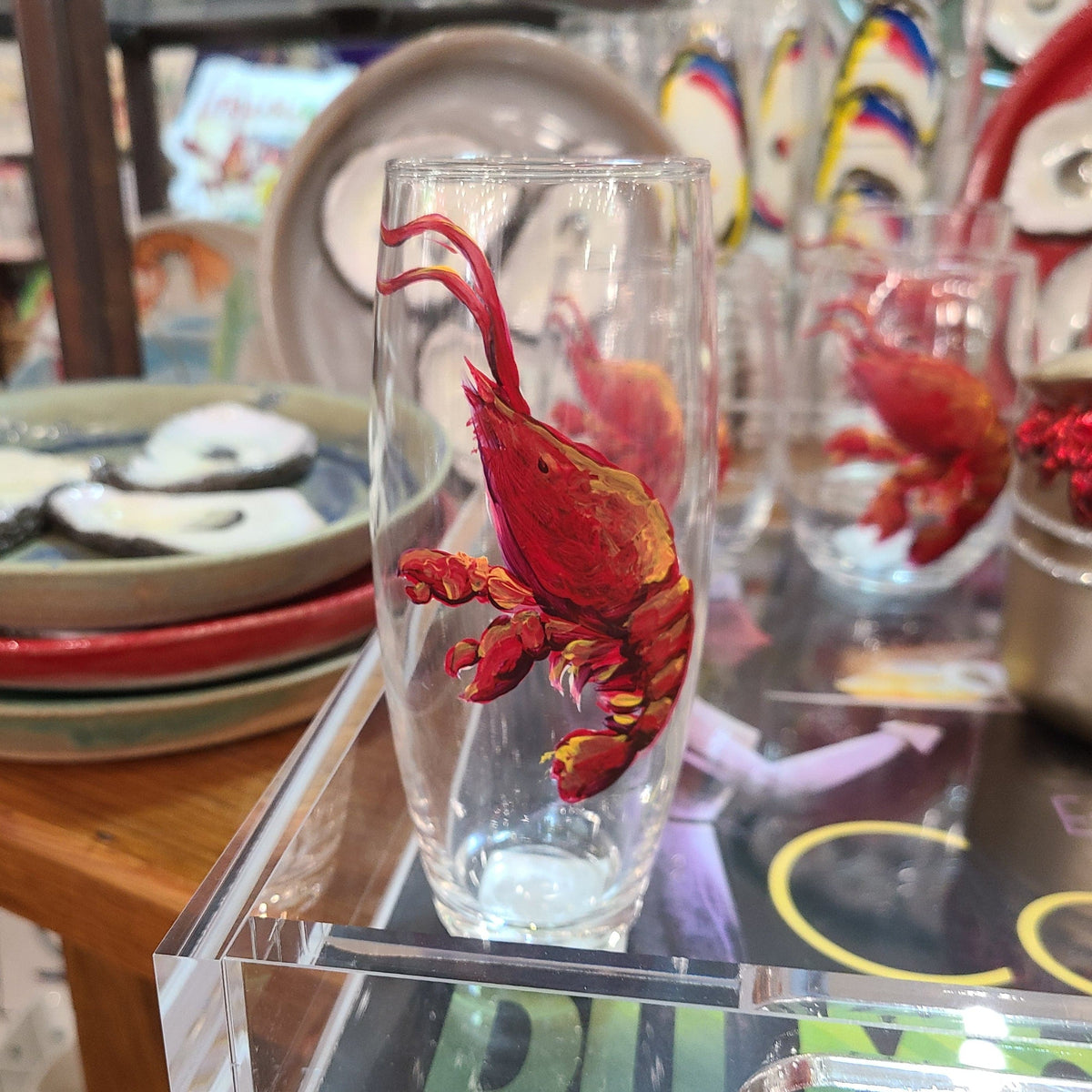 Michelle's Art Box Michelle's Art Box Crawfish Glassware Collection - Little Miss Muffin Children & Home
