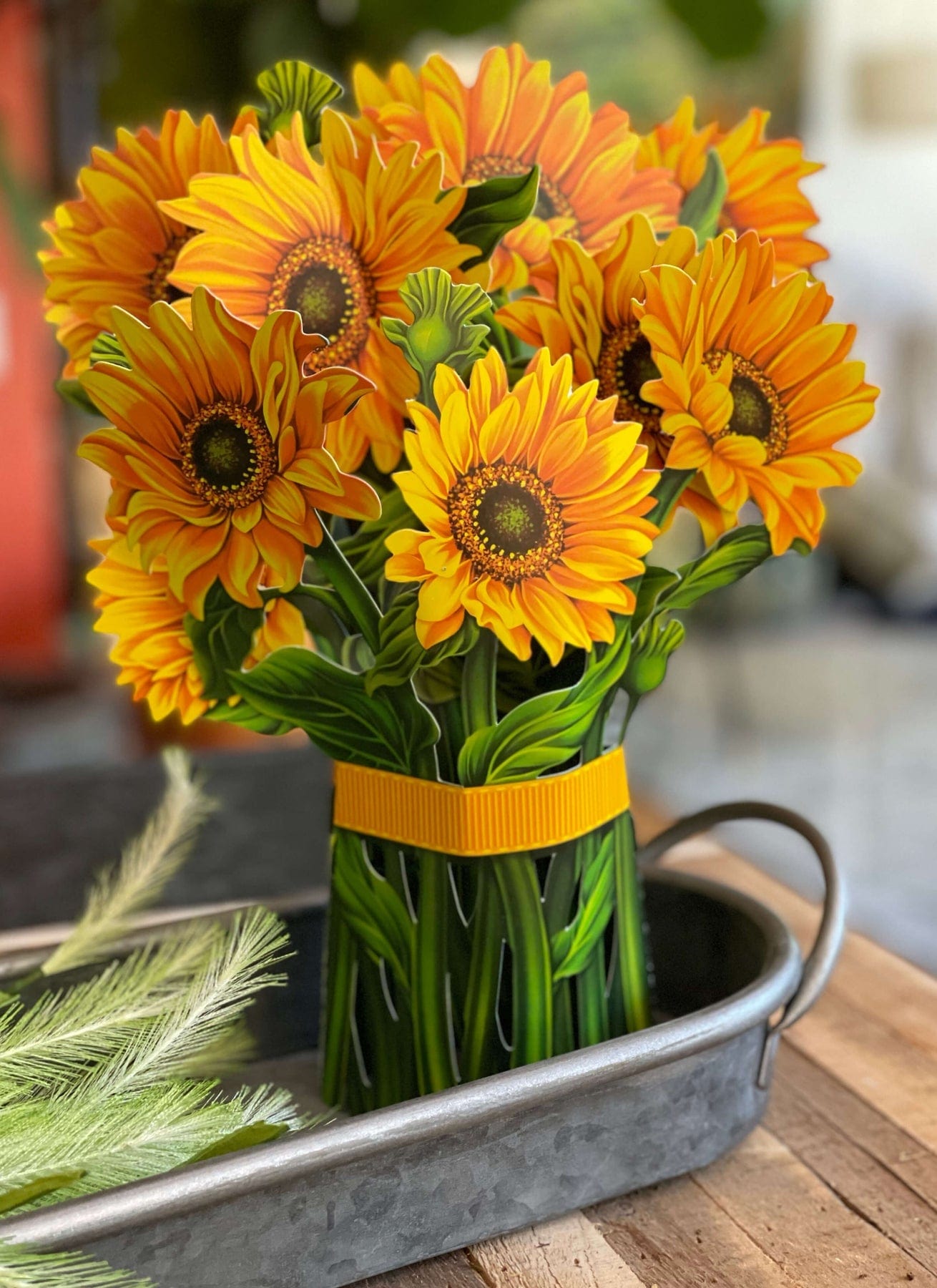 FreshCut Paper FreshCut Paper Sunflowers Bouquet - Little Miss Muffin Children & Home