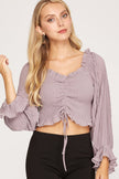 She & Sky She & Sky Off the Shoulder Smocked Top - Little Miss Muffin Children & Home