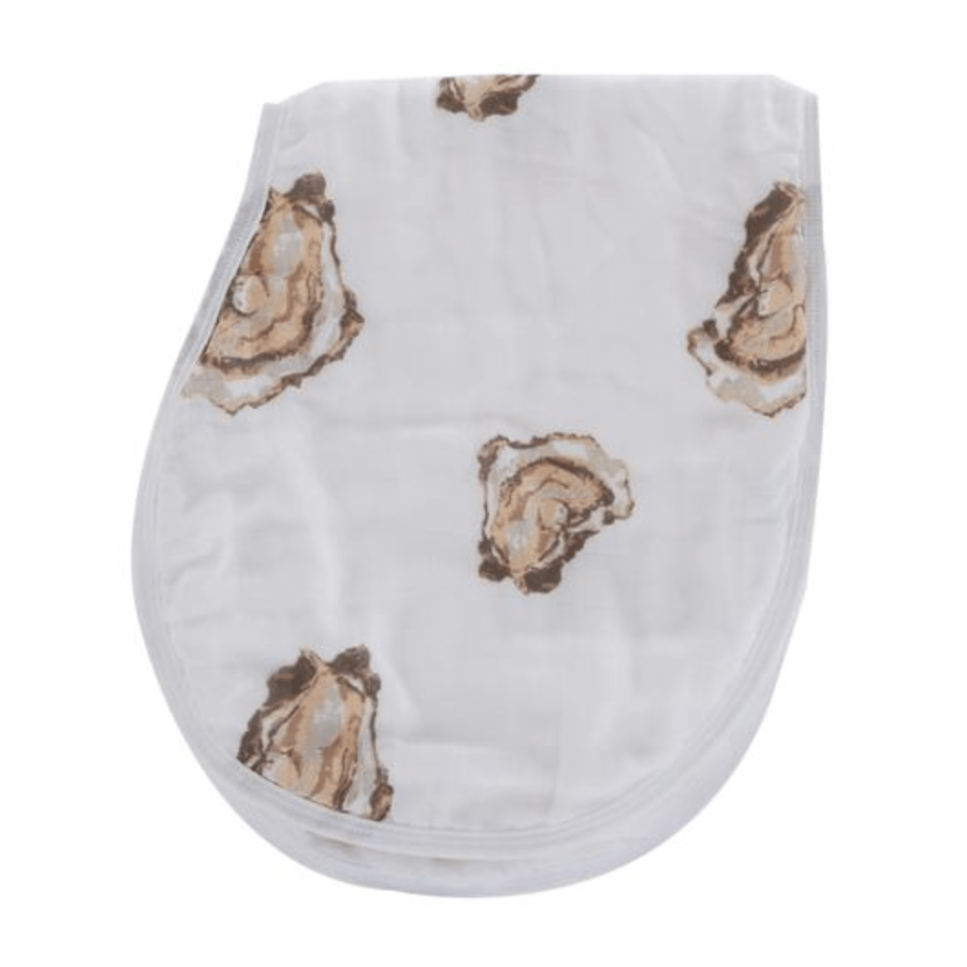 Little Hometown - Little Hometown Aw, Shucks! Oyster 2-in-1 Burp Cloth and Bib - Little Miss Muffin Children & Home