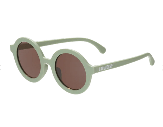 Babiators Babiators Euro Round All the Rage Sage Kids Sunglasses Amber Lens - Little Miss Muffin Children & Home
