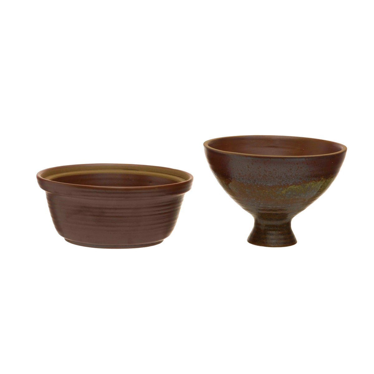 Bloomingville Bloomingville Stoneware Baker Bowl with Serving Bowl Lid - Little Miss Muffin Children & Home