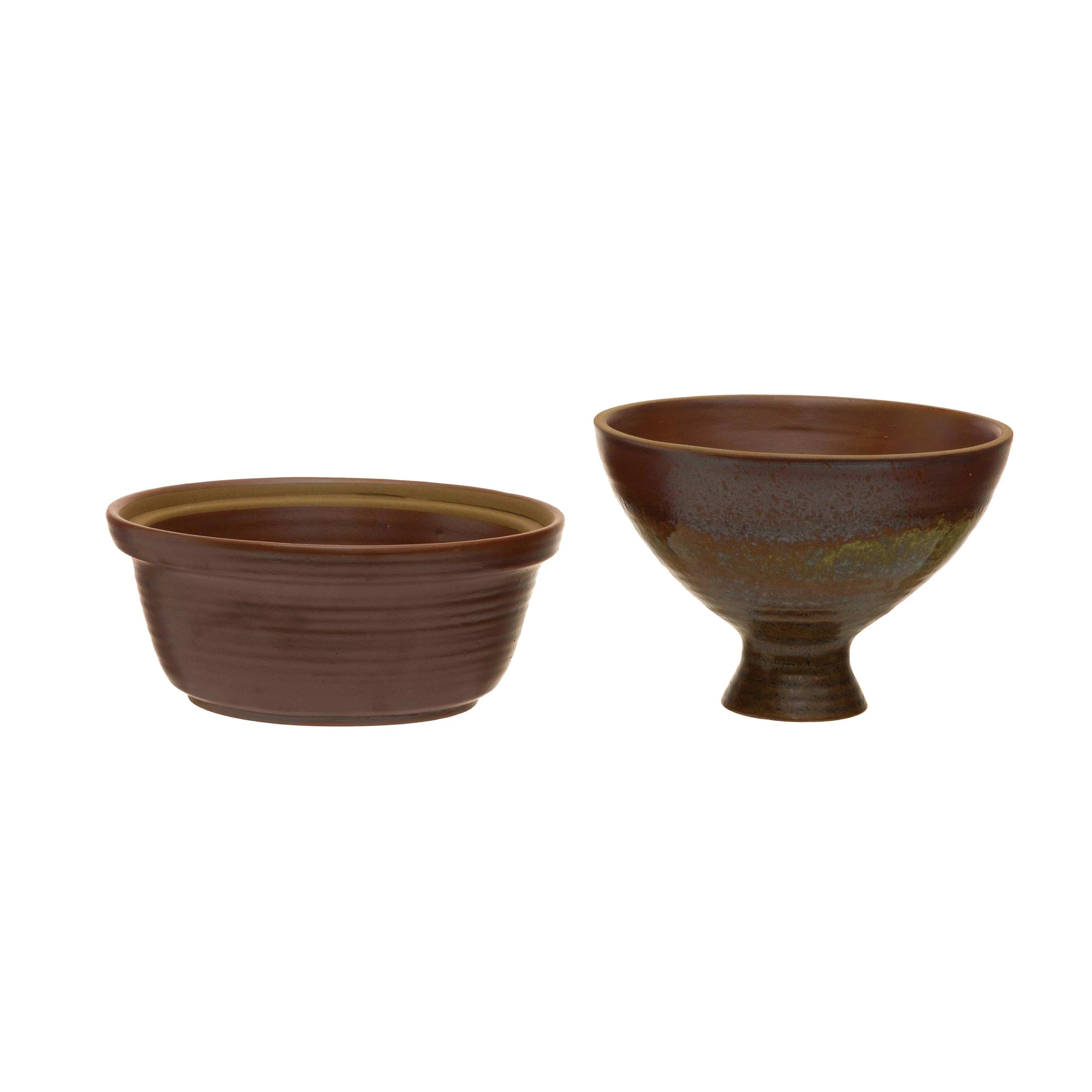 Bloomingville Bloomingville Stoneware Baker Bowl with Serving Bowl Lid - Little Miss Muffin Children & Home