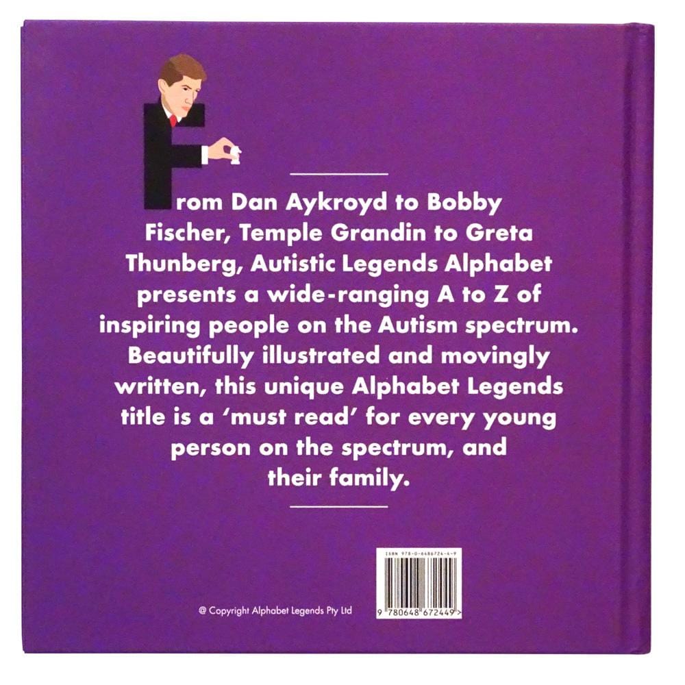 Alphabet Legends Autistic Legends Alphabet Book - Little Miss Muffin Children & Home