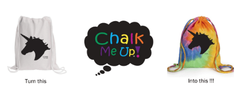 Chalk Me Up Chalk Me Up Unicorn Drawstring Bag Tie Dye Kit - Little Miss Muffin Children & Home
