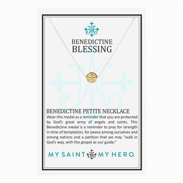 My Saint My Hero - My Saint My Hero Benedictine Petite Necklace - Little Miss Muffin Children & Home