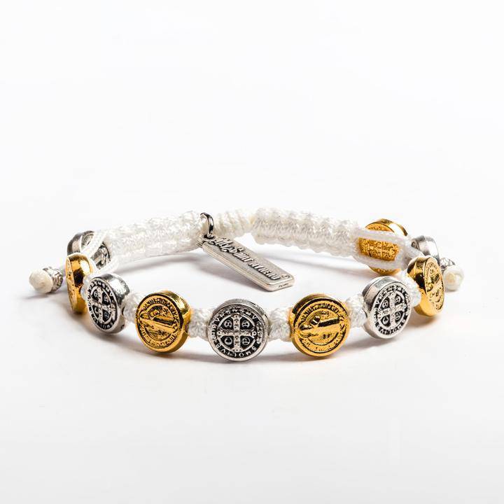 My Saint My Hero - My Saint My Hero Benedictine Blessing Bracelet with Mixed Medals - Little Miss Muffin Children & Home