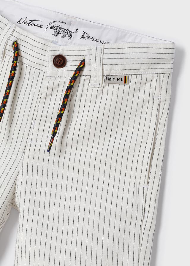 Mayoral Mayoral 3.250 STRIPED BERMUDA SHORTS - Little Miss Muffin Children & Home