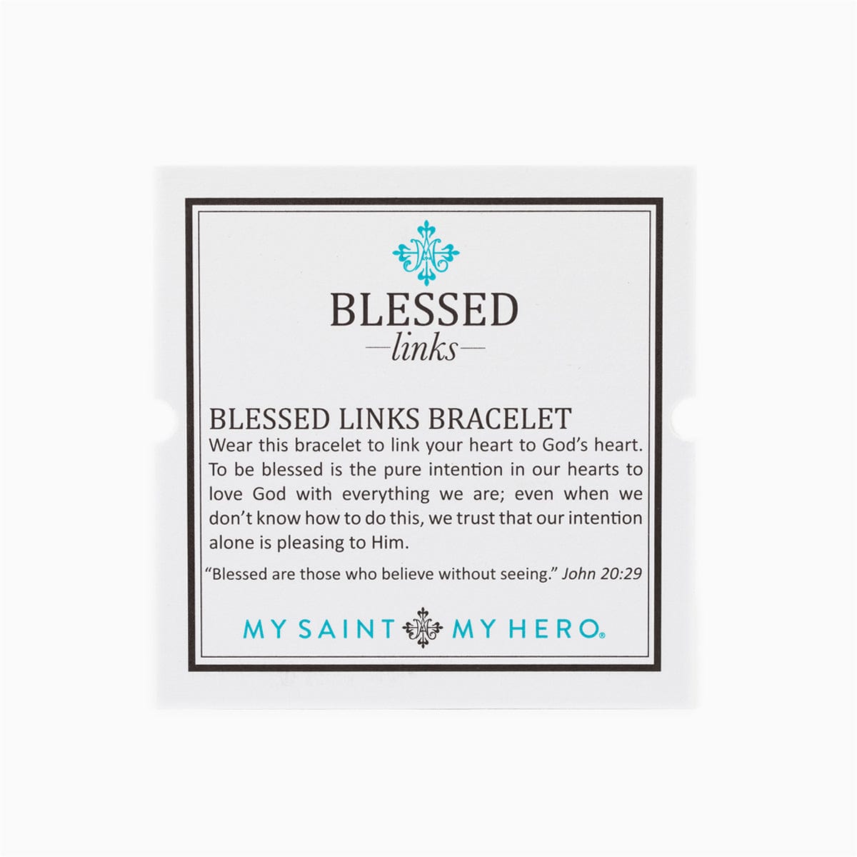 My Saint My Hero My Saint My Hero Blessed Links Bracelet Gold - Little Miss Muffin Children & Home