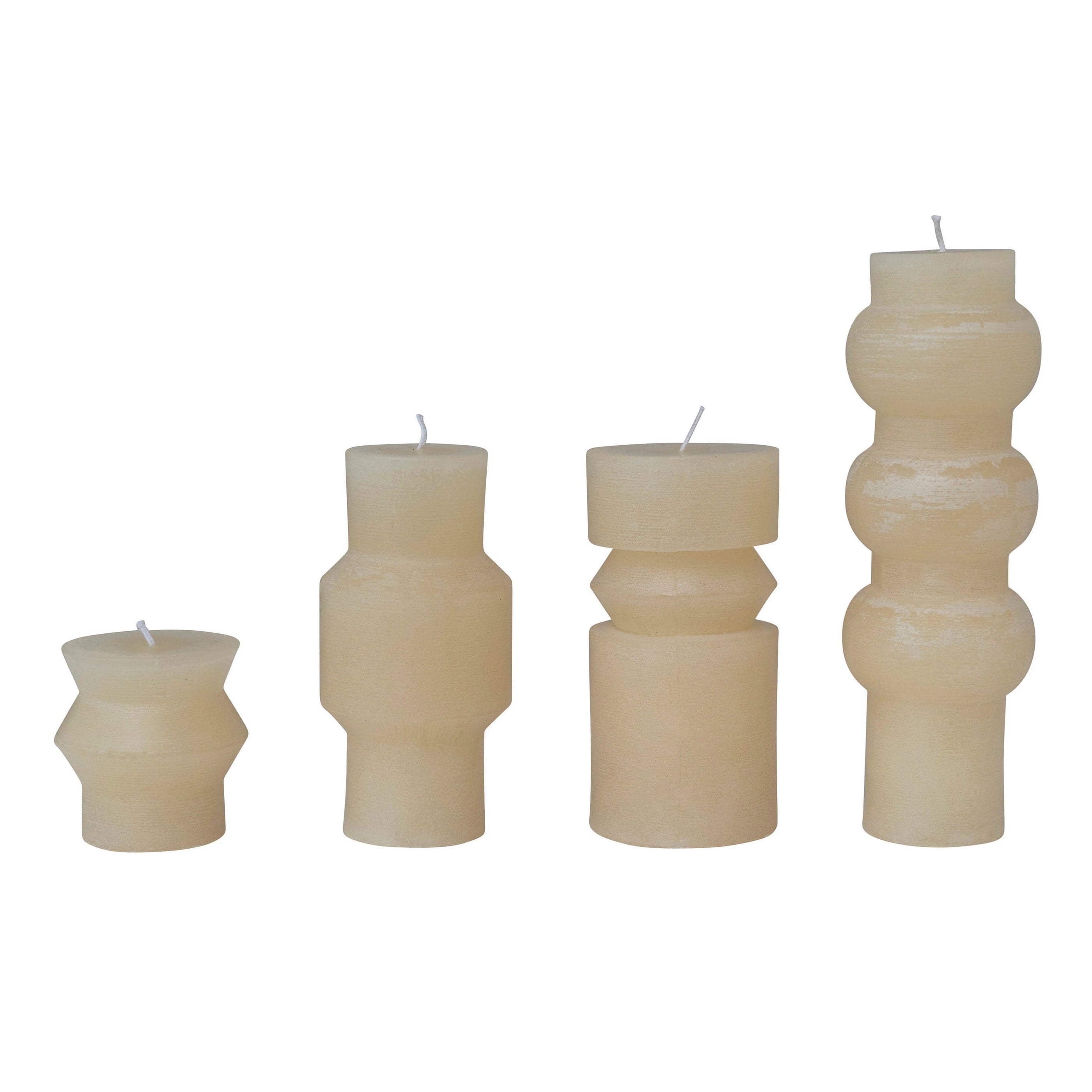Creative Co-op Creative Co-op Unscented Totem Pillar Candle - Little Miss Muffin Children & Home