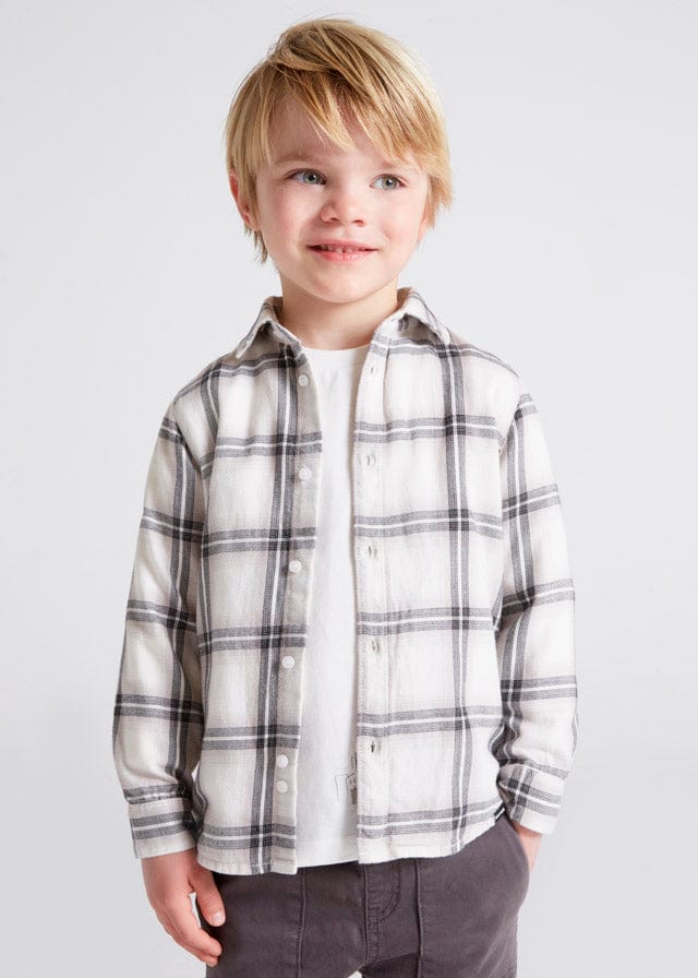 MAY - Mayoral Usa Inc Mayoral Longsleeve Checked Shirt - Little Miss Muffin Children & Home