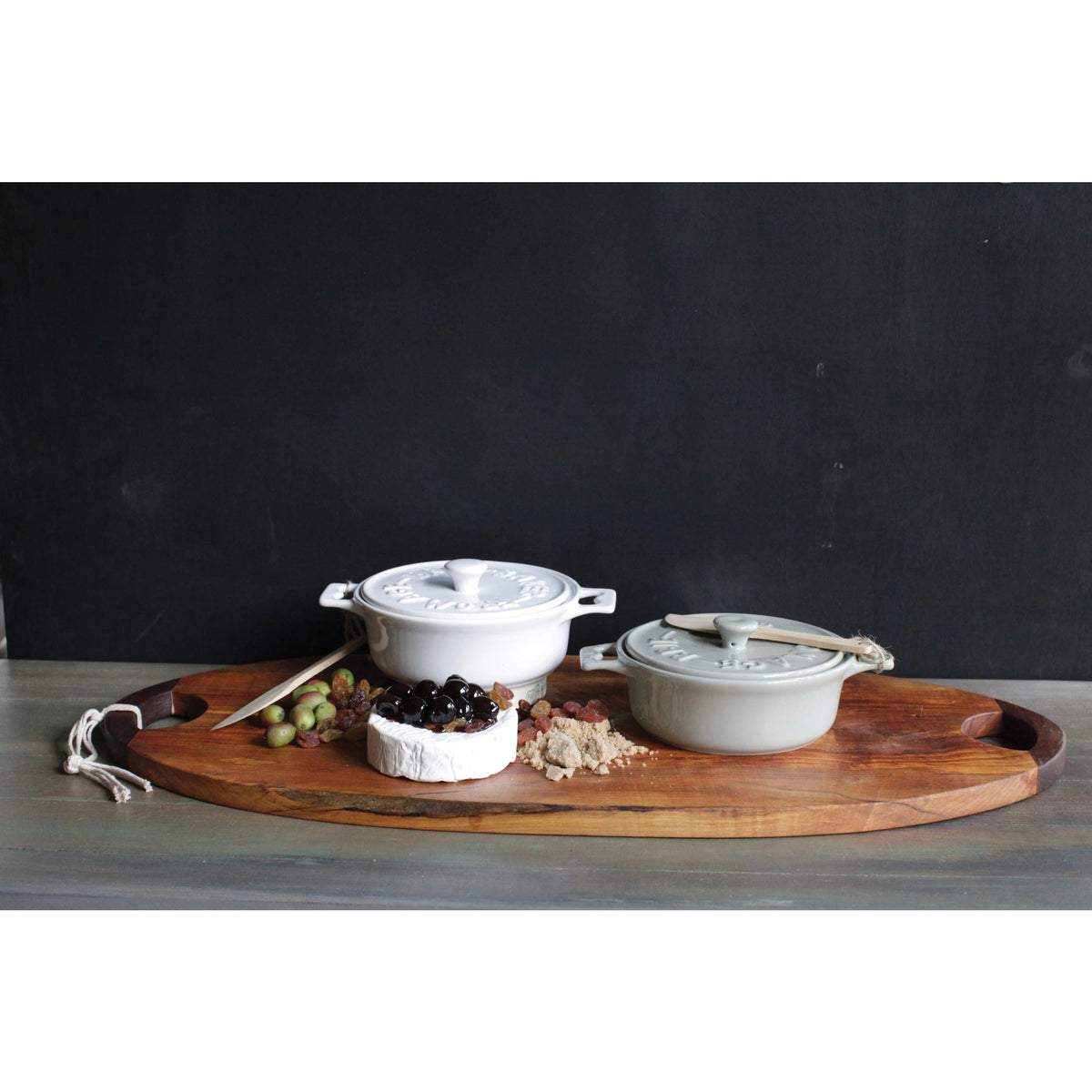 Creative Co-Op Creative Co-Op Brie Baker with Lid & Spreader - Little Miss Muffin Children & Home