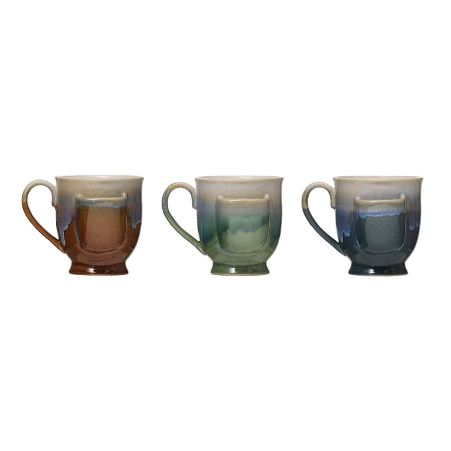 Creative Co-op Creative Co-op Stoneware Mug with Tea Bag Holder - Little Miss Muffin Children & Home