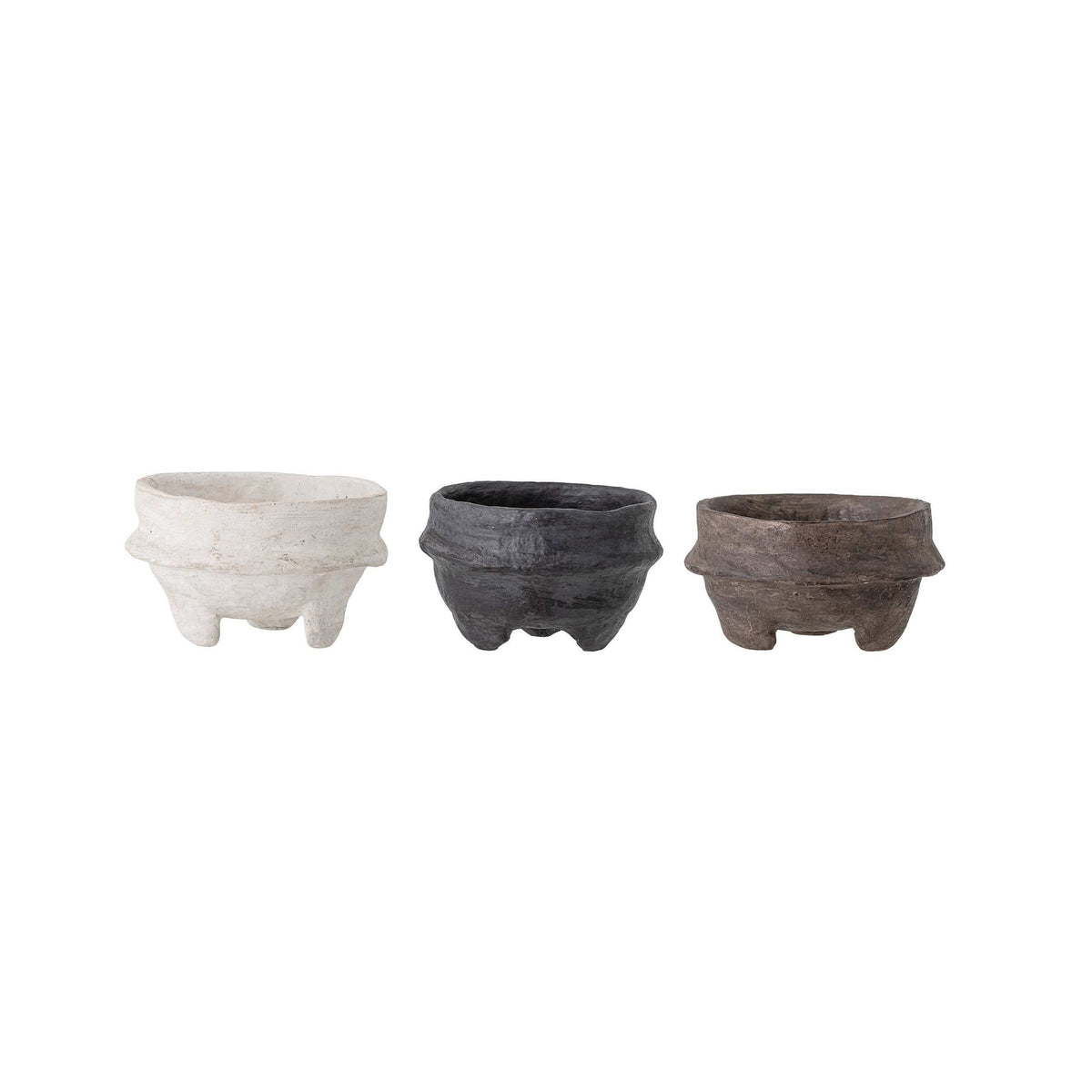Creative Co-op Creative Co-op Decorative Paper Mache Footed Bowls - Little Miss Muffin Children & Home