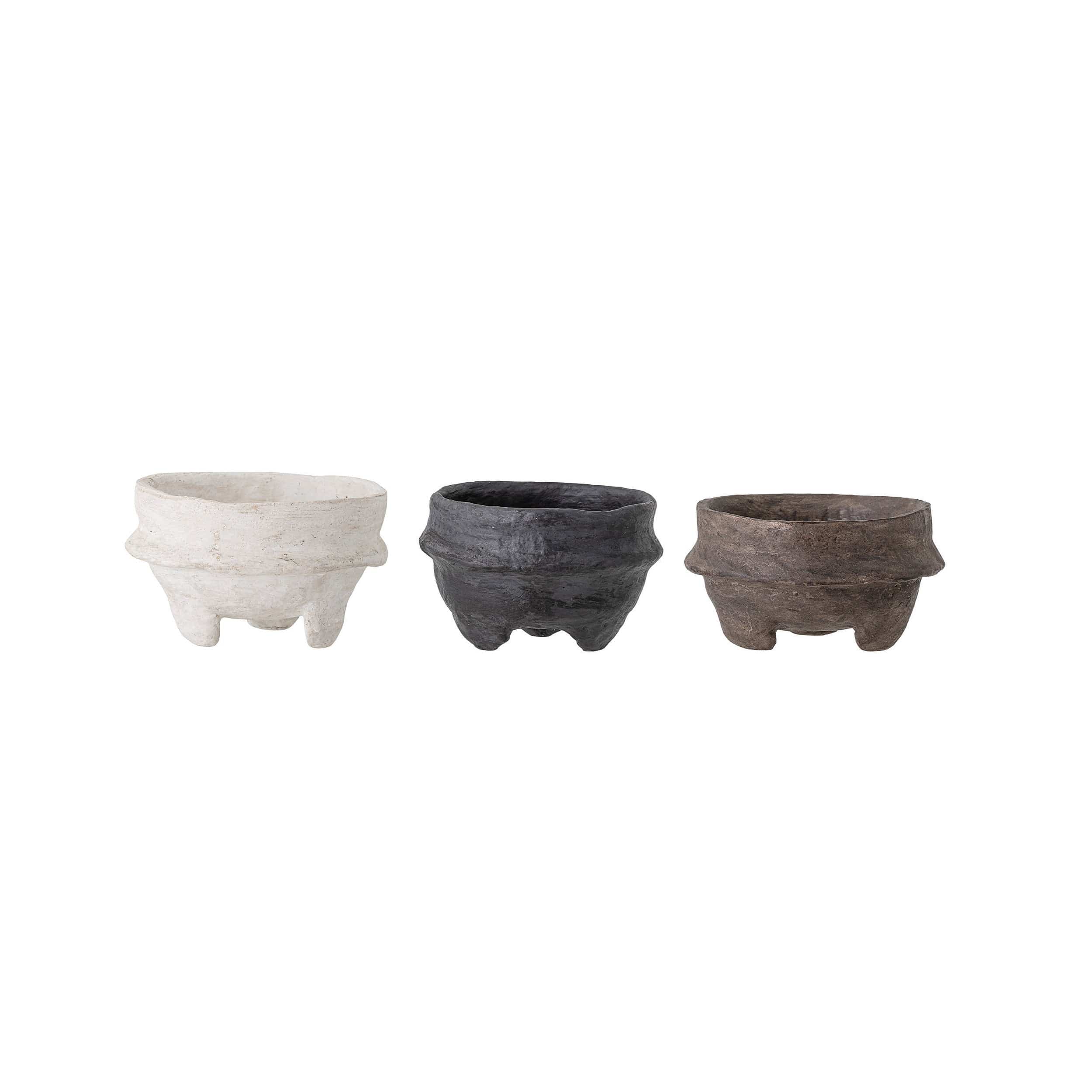 Creative Co-op Creative Co-op Decorative Paper Mache Footed Bowls - Little Miss Muffin Children & Home